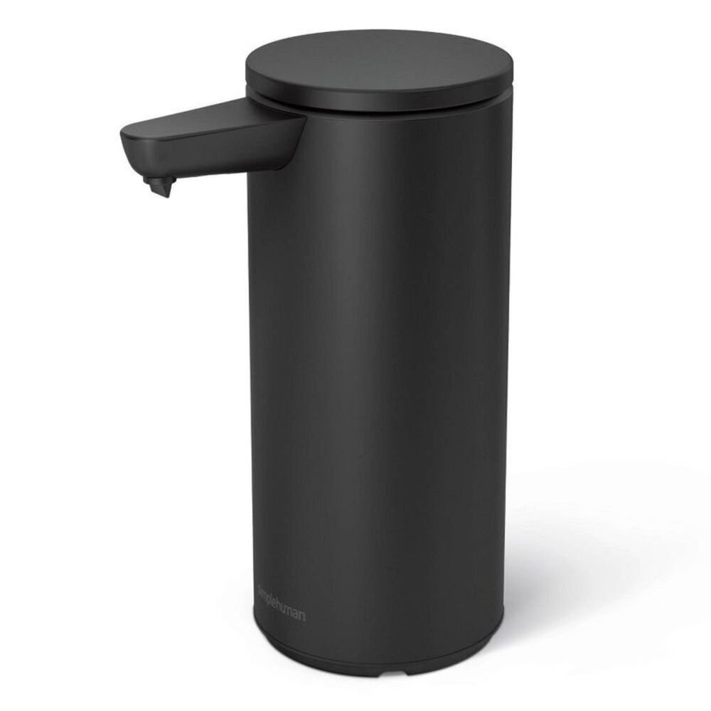 9oz Automatic Sensor Touchless Liquid Soap Dispenser - Black Steel